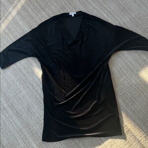 Black velvet dress by The White Company - Size 14